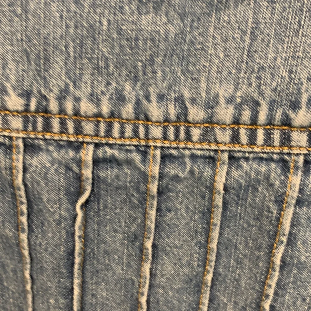 Girls' Jean denim distressed Jacket - Blue -